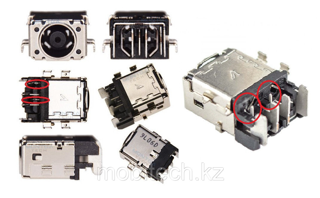 Разьемы DC-Jack Asus ASUS ROG Strix G531GV G531GVW G512 G512GW разъем питания 6.0-3.7мм pin, фото 1