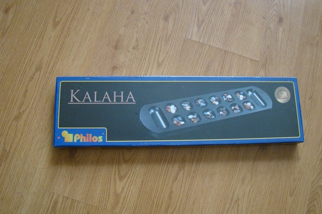 Настольная игра "Калаха" из черного дерева