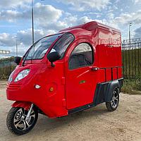 Электротрицикл грузовой GreenCamel Тендер E1200 (72V 2500W) (Красный)