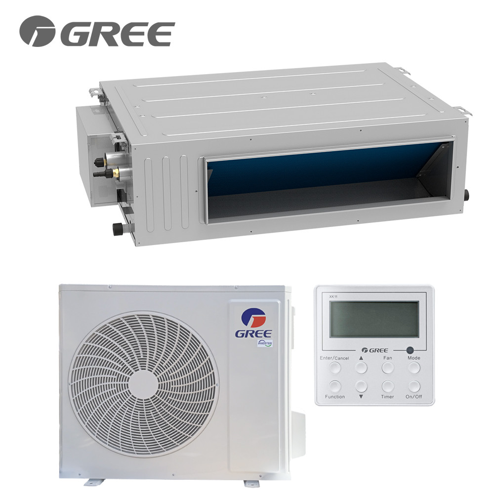 Кондиционер канальный GREE-36 Inverter R32: GUD100PHS1/B-S / GUD100W1 ...