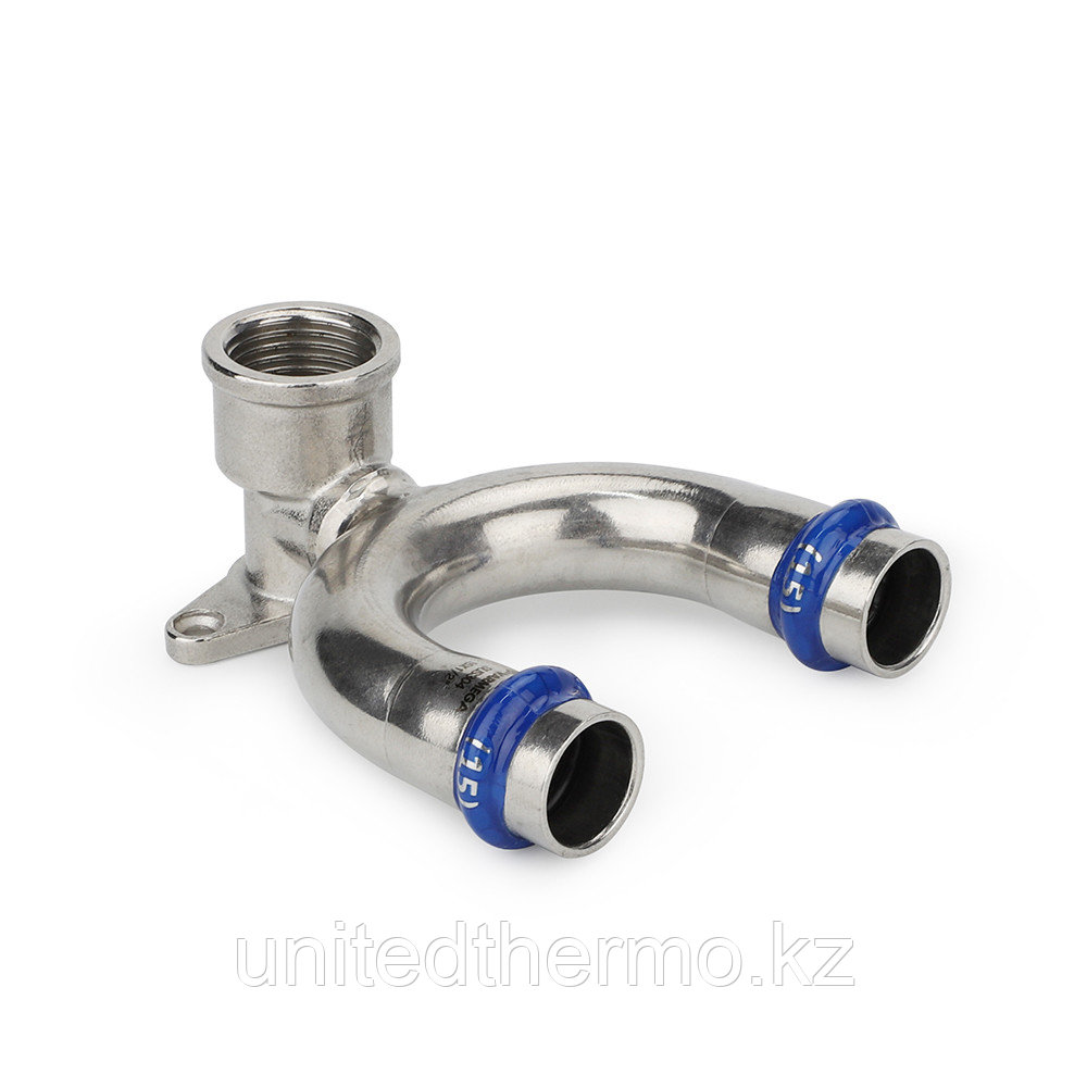 Водорозетка 15x1/2" проходная с внутренней резьбой раструбная Varmega Inox Press