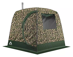 Мобильная баня палатка МОРЖ LUX 2 ОКНА