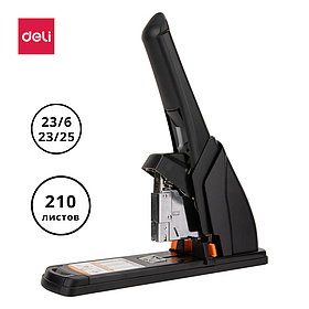 Степлер металлический DELI до 210 листов (скобы 23/6 - 23/25)