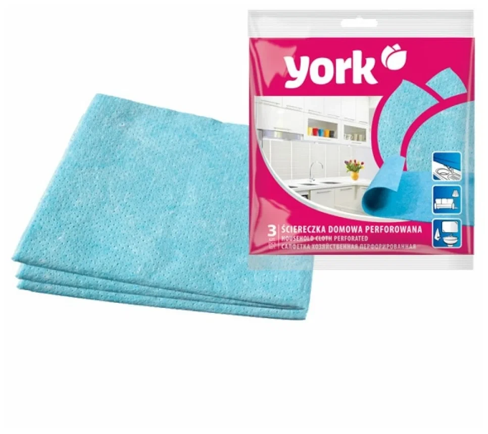 Салфетка York 34*35см, 3шт