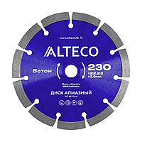 Диск алмазный по бетону ALTECO 230x22.23x2.6мм