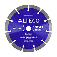 Диск алмазный по бетону ALTECO 150x22.23x2.3мм