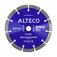 Диск алмазный по бетону ALTECO 300x25.4x2.8мм