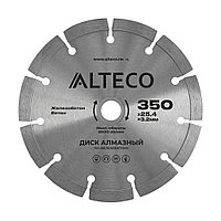 Диск алмазный по железобетону ALTECO 350x25.4x3.2мм