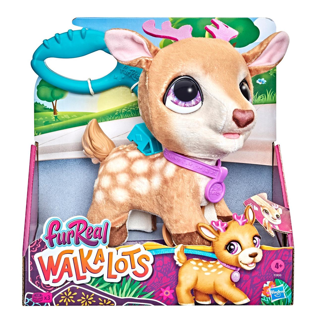 Hasbro Furreal Friends Большой питомец на поводке Оленёнок (звук), фото 1