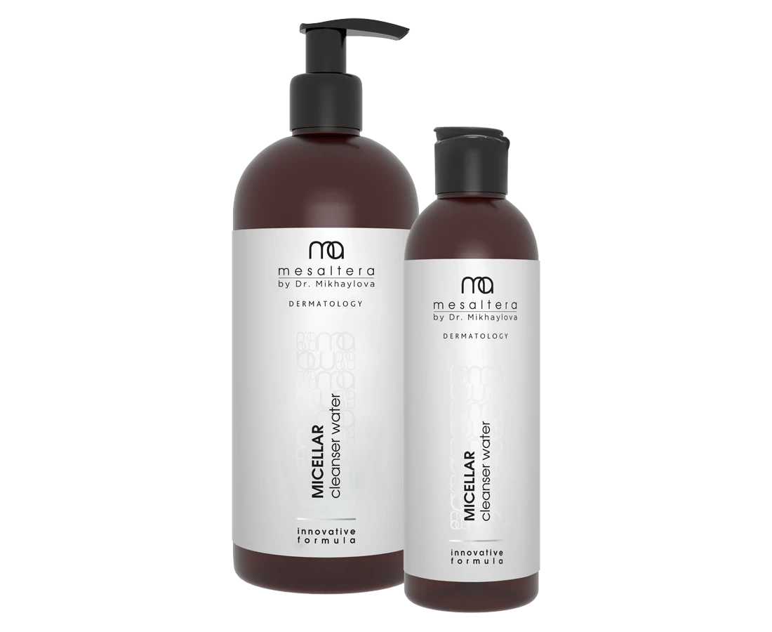 MESALTERA BY DR. MIKHAYLOVA  MICELLAR CLEANSER МИЦЕЛЛЯРНАЯ ВОДА ДЛЯ ЭКСПРЕСС-ДЕМАКИЯЖА 200мл, фото 1
