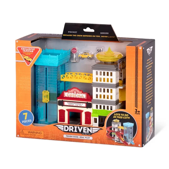 Игровой набор DRIVEN Pocket series Большой город 7эл