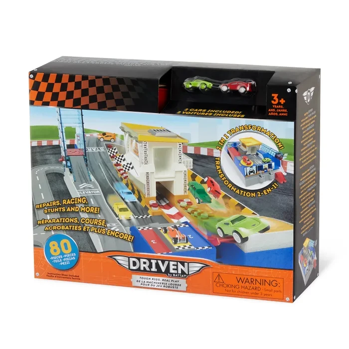 Игровой набор DRIVEN Pocket series Гоночная трасса 2в1, 80эл