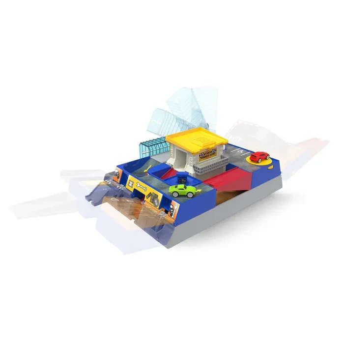 Игровой набор DRIVEN Pocket series Гоночная трасса 2в1, 80эл