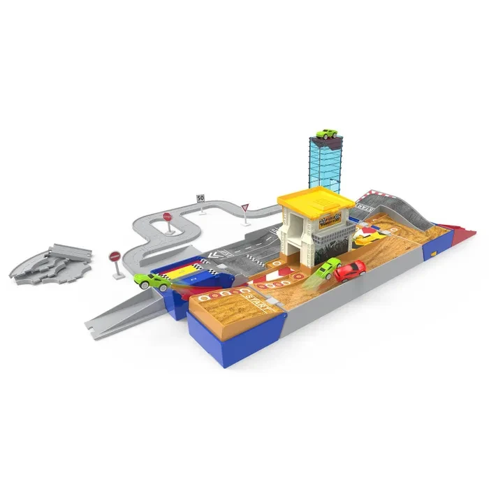 Игровой набор DRIVEN Pocket series Гоночная трасса 2в1, 80эл