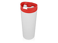 Термокружка Brite 500мл, белый/красный