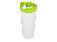 Термокружка Brite 500мл, белый/зеленое яблоко