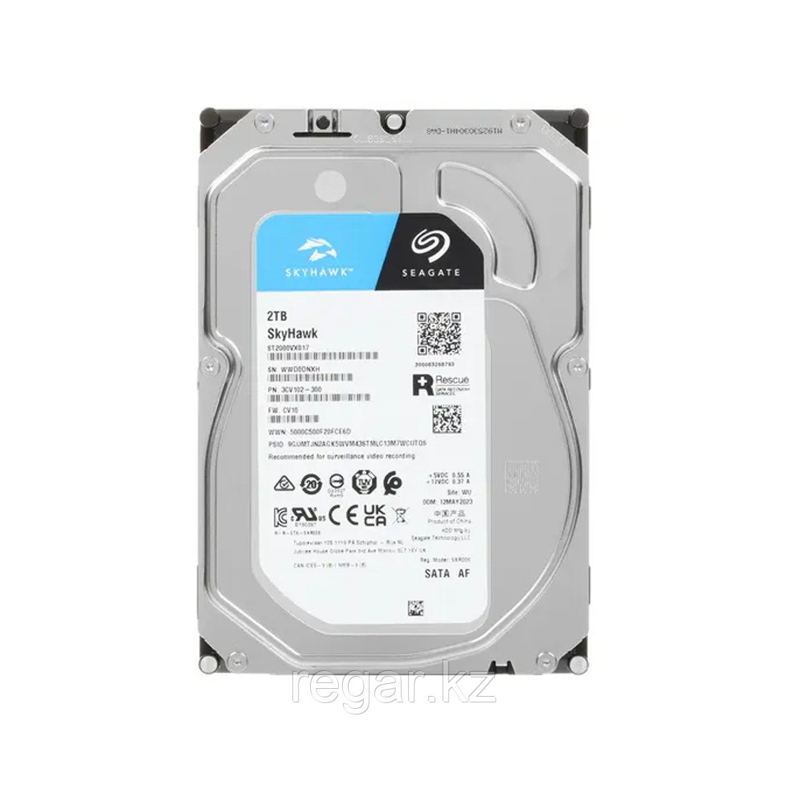 Жесткий диск Seagate SkyHawk ST2000VX017 HDD 2Tb, фото 1