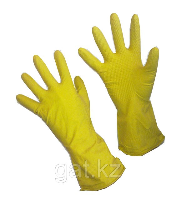 Хозяйственные резиновые перчатки, фото 1