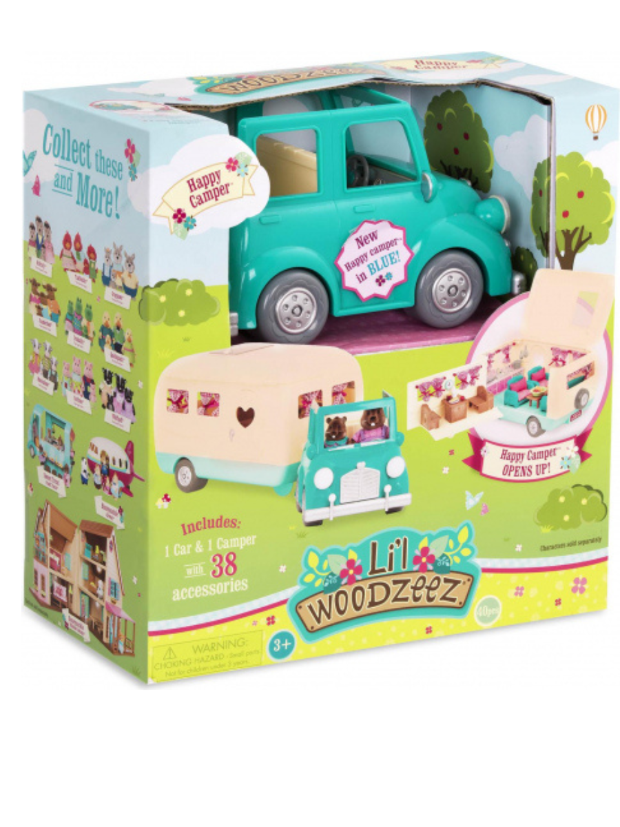 Игровой набор Li'l Woodzeez Кемпер голубой
