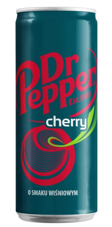 Dr.Pepper Cherry 330мл (высокая банка) /ЕВРОПА/ (24шт-упак)