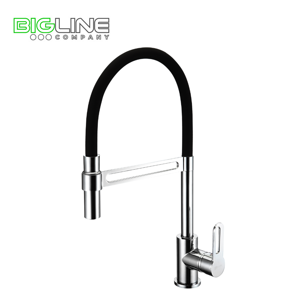 Смеситель LEMARK LM6006C Soul для кухни с гибким изливом, хром