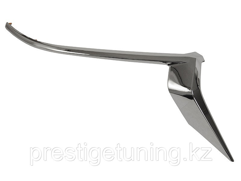 Хром ресничка на фару правая (R) на Land Cruiser Prado 150 2017-23 (SAT)