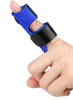 Шина/бандаж для фиксации пальца (синий)