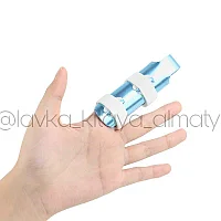 Фиксатор пальца алюминиевый с липучкой (L)