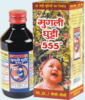 Мугли Гутти (Mugli Ghutti 555 Shri Ram Ayurved Bhawan) - детский сироп для иммунитета 100мл