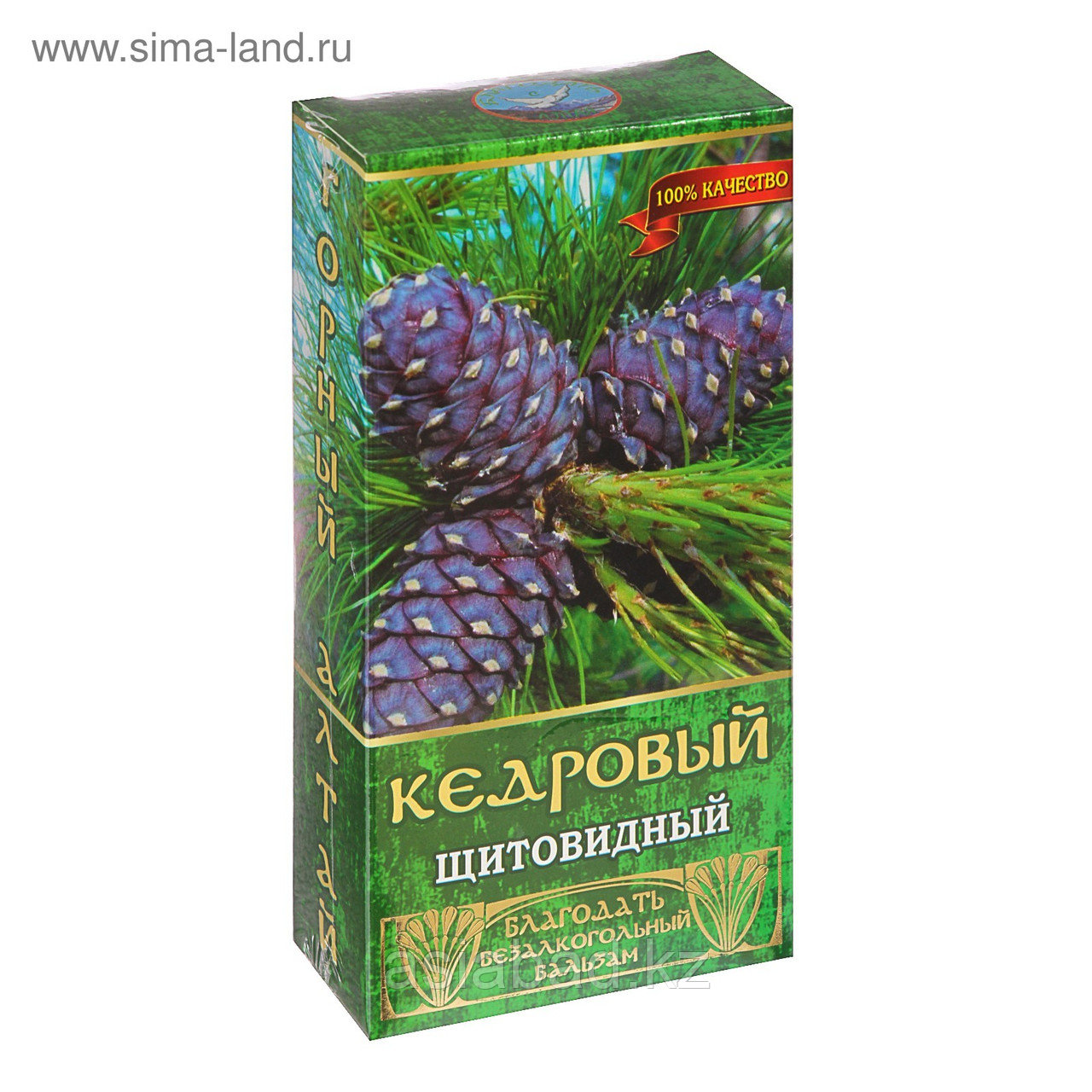Бальзам безалкогольный "Кедровый" щитовидный, 250 мл, фото 1