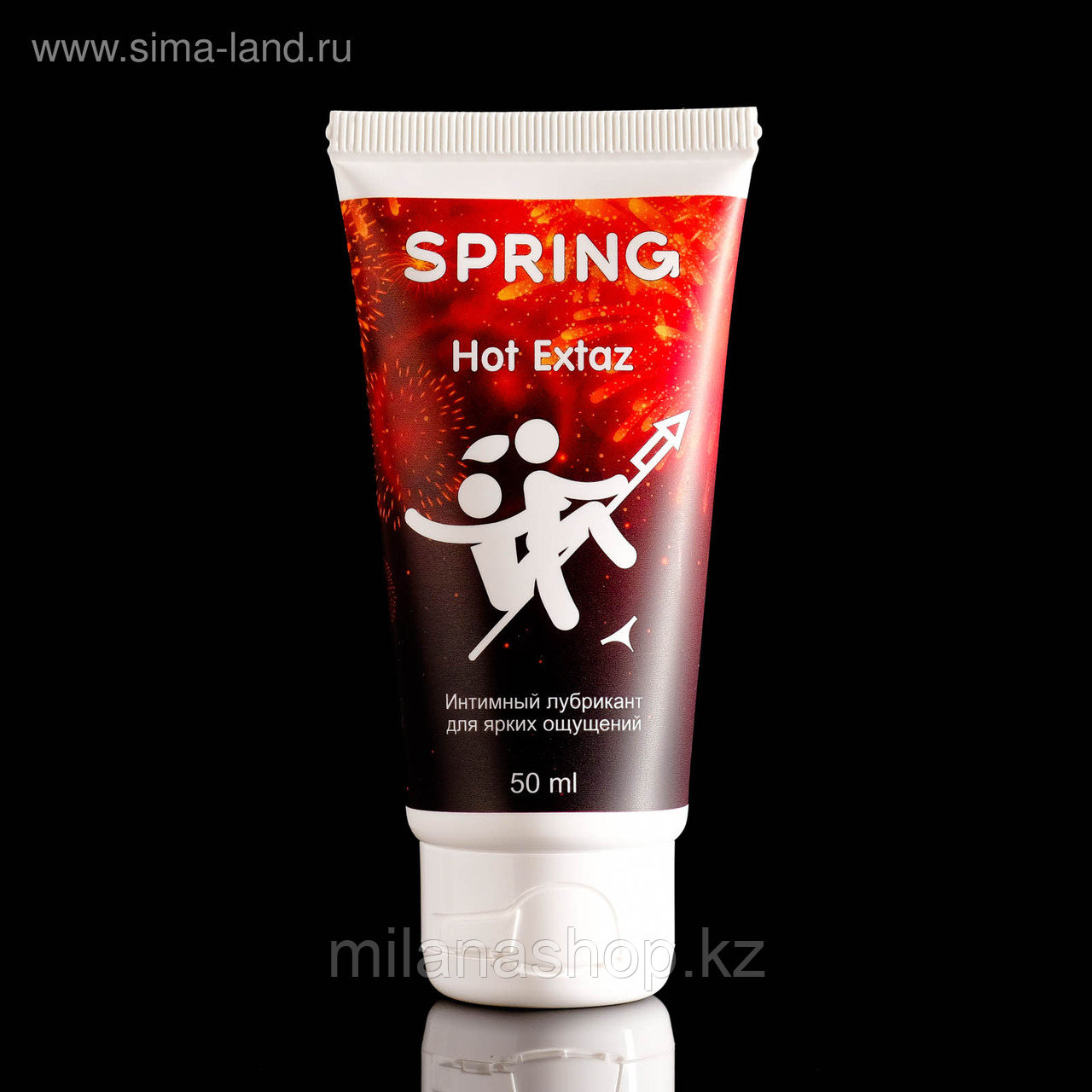 Гель-лубрикант Spring Hot Extaz, интимный, согревающий, 50 мл, фото 1