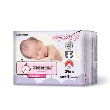 Подгузники Yokobaby S1 NB mini , 25 шт