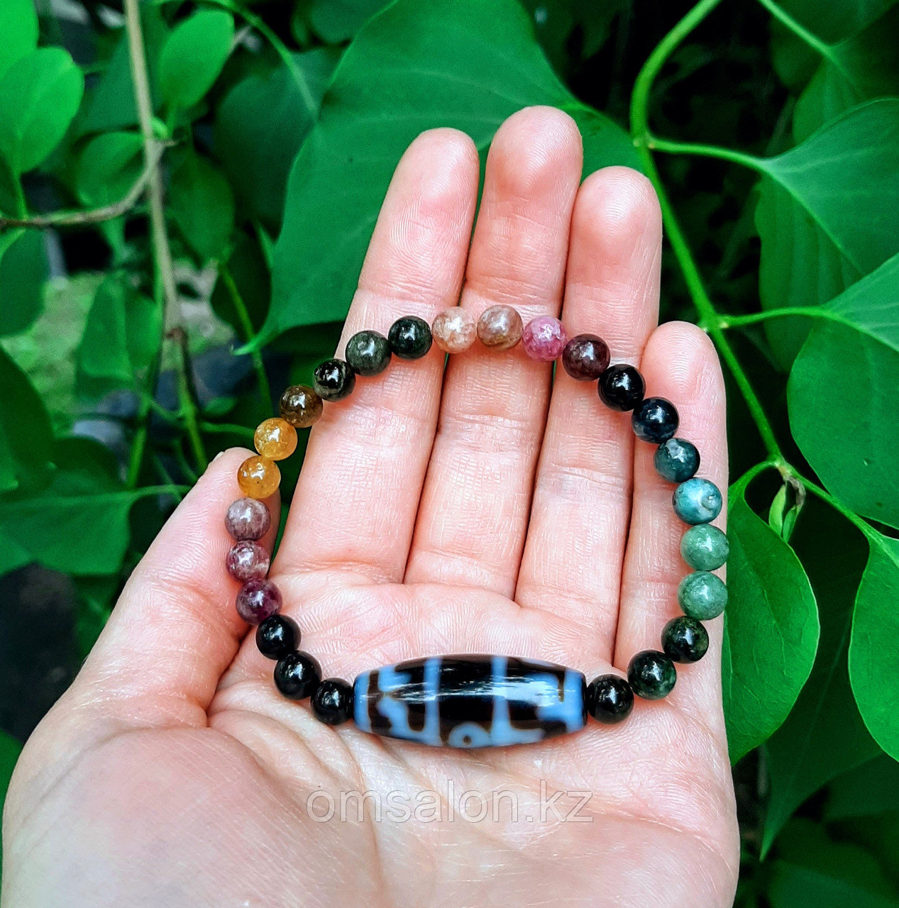 Браслет "На знание" с Дзи Шапка Падмасамбхавы, фото 1