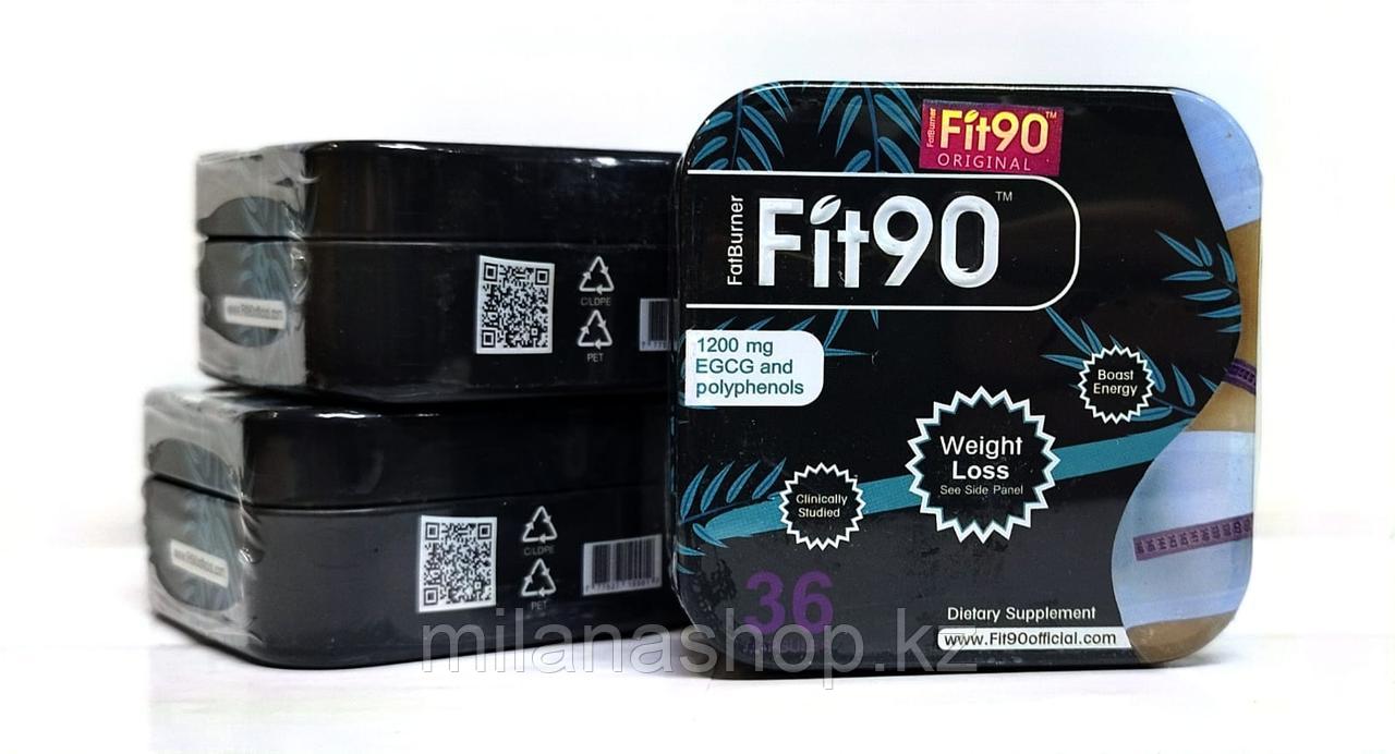 Fit90 ( Фит90 ) ( квадратная металлическая упаковка ) капсулы для похудения 36 капсул, фото 1