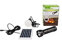 Фонарь ручной CCLAMP CL-038 с LED лампой и солнечной панелью (до 300 м)