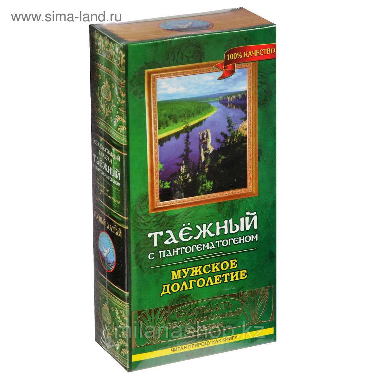 Бальзам безалкогольный «Таёжный» с пантогематогеном, мужское долголетие, 250 мл, фото 1