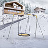 Качели двойные New с качелями гнездо-сетка Romana, фото 5