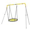 Качели двойные New с качелями гнездо-сетка Romana, фото 3