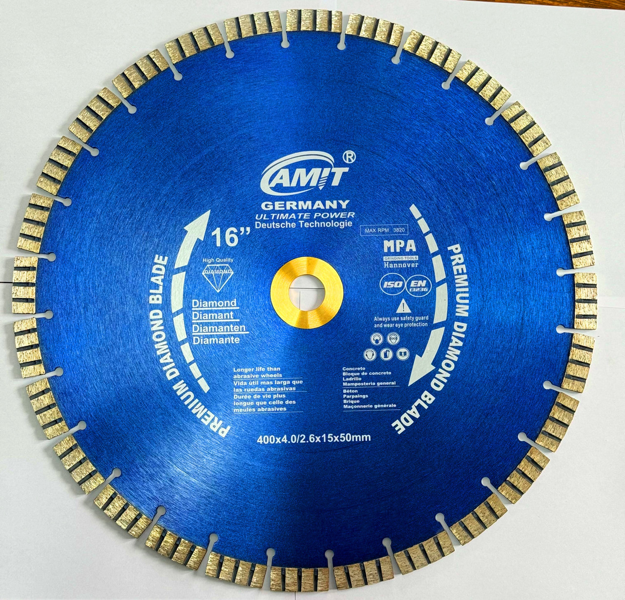 Алмазный диск по бетону 350мм высотка сегмента 1,2мм