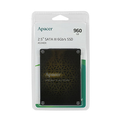 SSD Apacer AS340X 960GB SATA, 550/520 МБ/с, фото 1