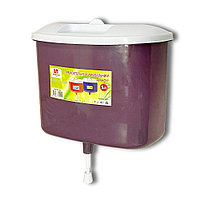 Пластиковый умывальник универсальный с крышкой и краном М033 фиолетовый