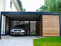 Навес для автомобиля в стиле Хай-Тек