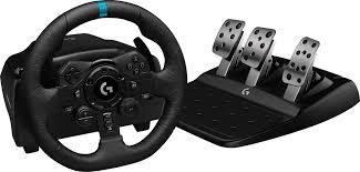 LOGITECH G923 Racing Wheel and Pedals - PC/PS - BLACK - USB