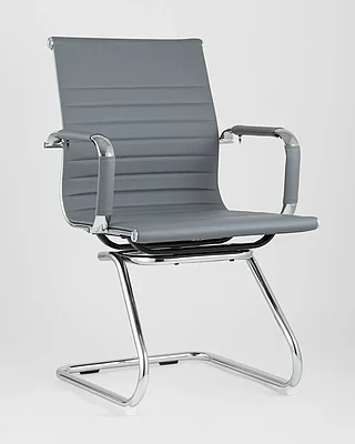 Кресло для посетителей TopChairs Visit серое