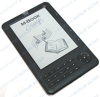 Электронная книга M-Book Deluxe Plus,6.0"e-Ink VizPlex,800х600,4Gb ROM,MicroSD,USB 2.0,1400mAh,Linux