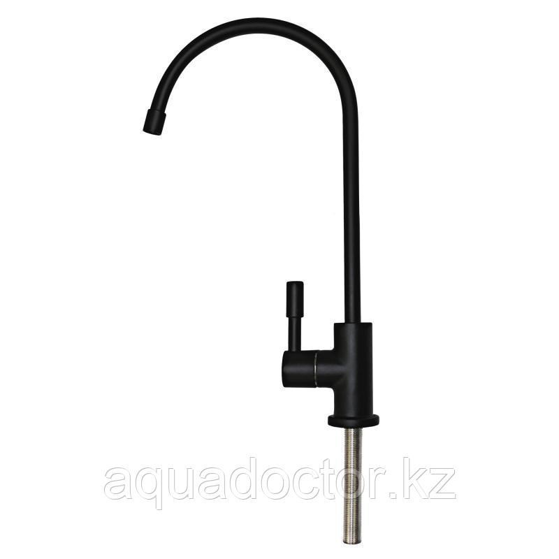 Кран Барьер черный матовый