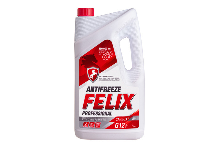 Антифриз FELIX красный 3 кг. (Carbox) (4шт), фото 1