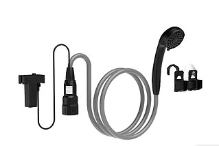 Многофункциональный перезаряжаемый походный душ, портативный душ на открытом воздухе с холщовой сумкой