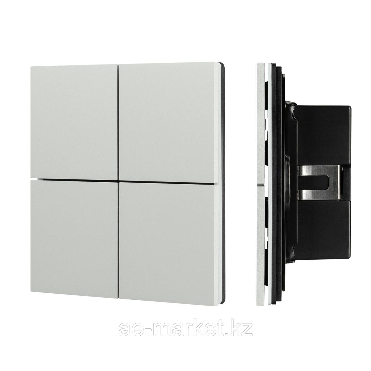 INTELLIGENT ARLIGHT Кнопочная панель KNX-304-23-IN Silver (BUS, Frameless) (IARL, IP20 Металл, 2 года)