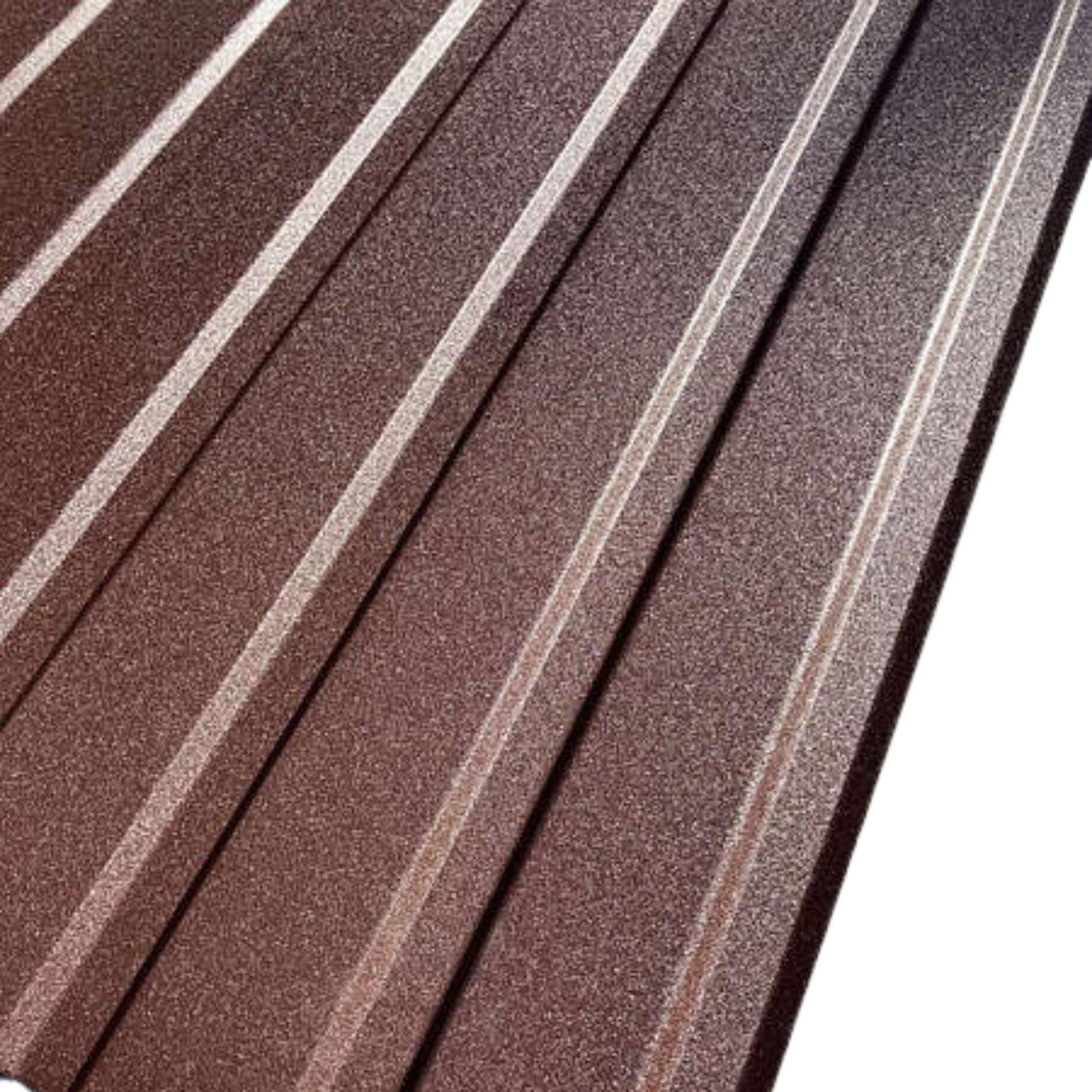 Профнастил матовый шоколадный 6м*1,02м*0,3мм, фото 1